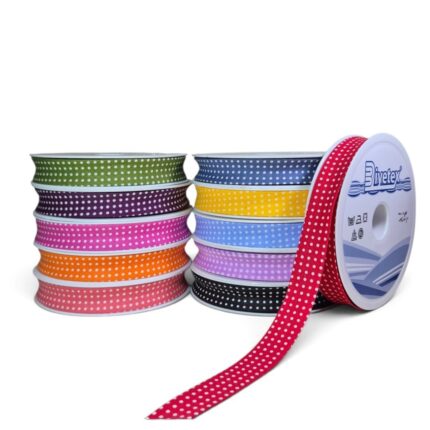 Polka dot bias tape